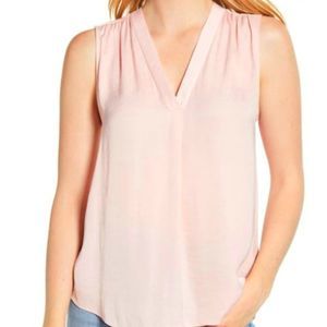 Vince Camuto Sleeveless Top Pink Small
